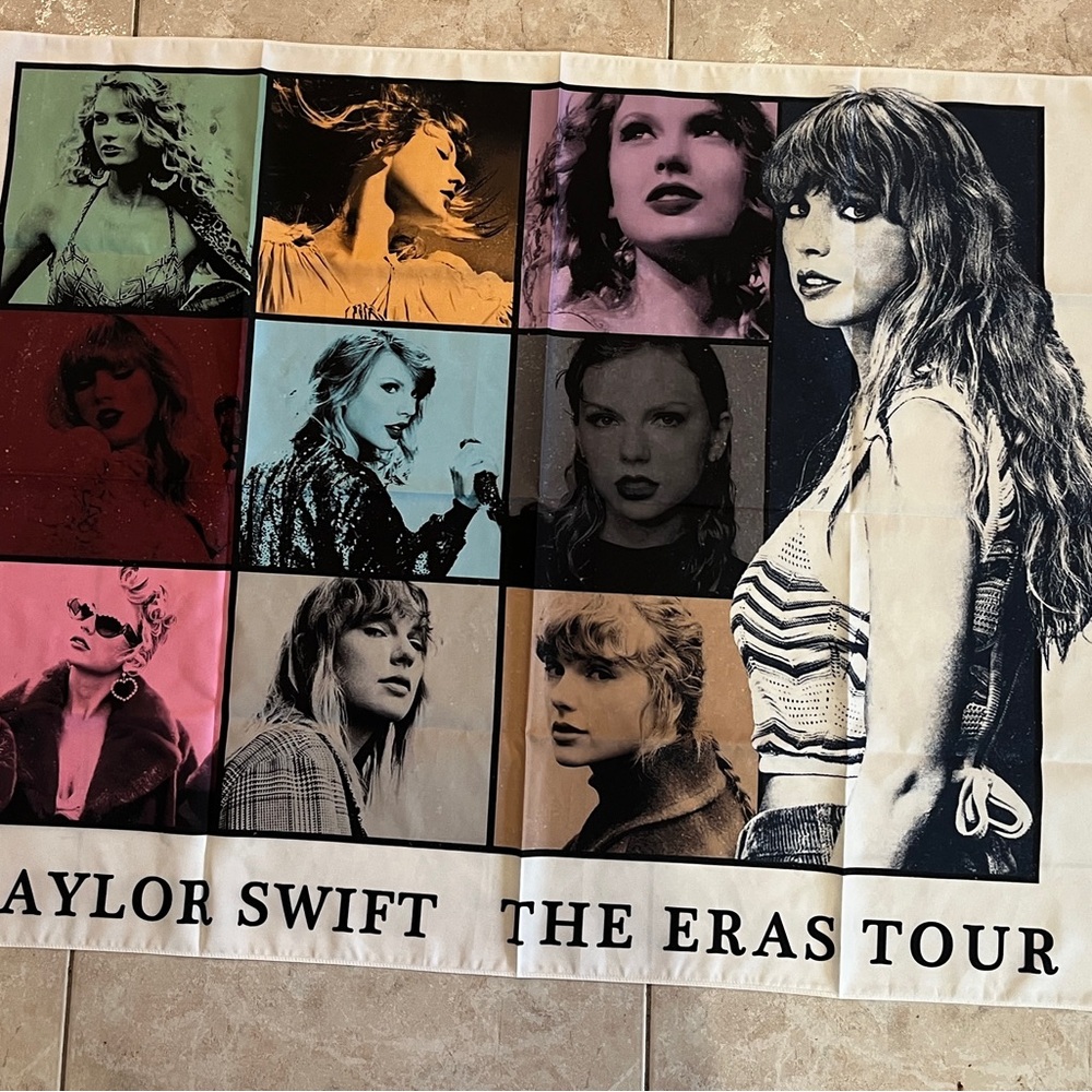 Taylor Swift Eras Tour Tapestry Wall Hanging 40x30 Fabric Poster Room Decor - Picture 6 of 6